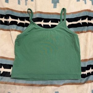ARQ Verdant Green Crop Tank Top retired color